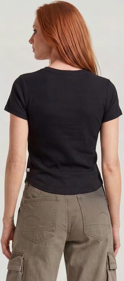G-Star RAW Corset Slim T-Shirt Zwart Dames - Foto 5
