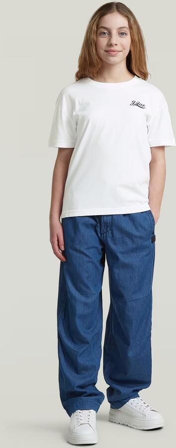 G-Star RAW Cosy Natural Broek voor meisjes Midden blauw meisjes - Foto 5