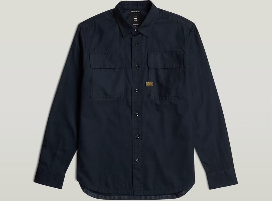 G-Star RAW CPO Regular Shirt Donkerblauw Heren - Foto 6