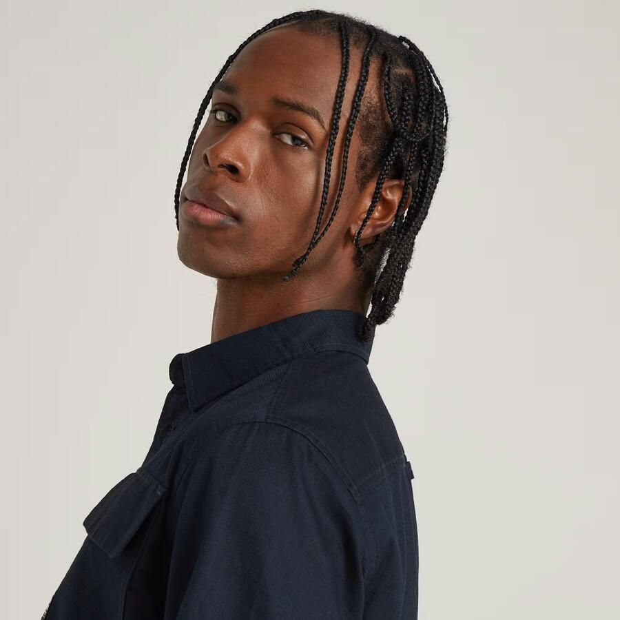 G-Star RAW CPO Regular Shirt Donkerblauw Heren - Foto 5