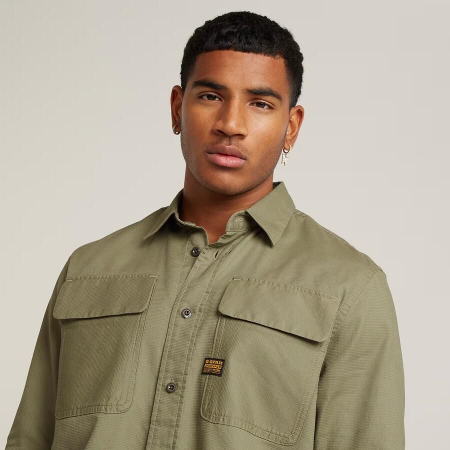 G-Star RAW CPO Regular Shirt Groen Heren