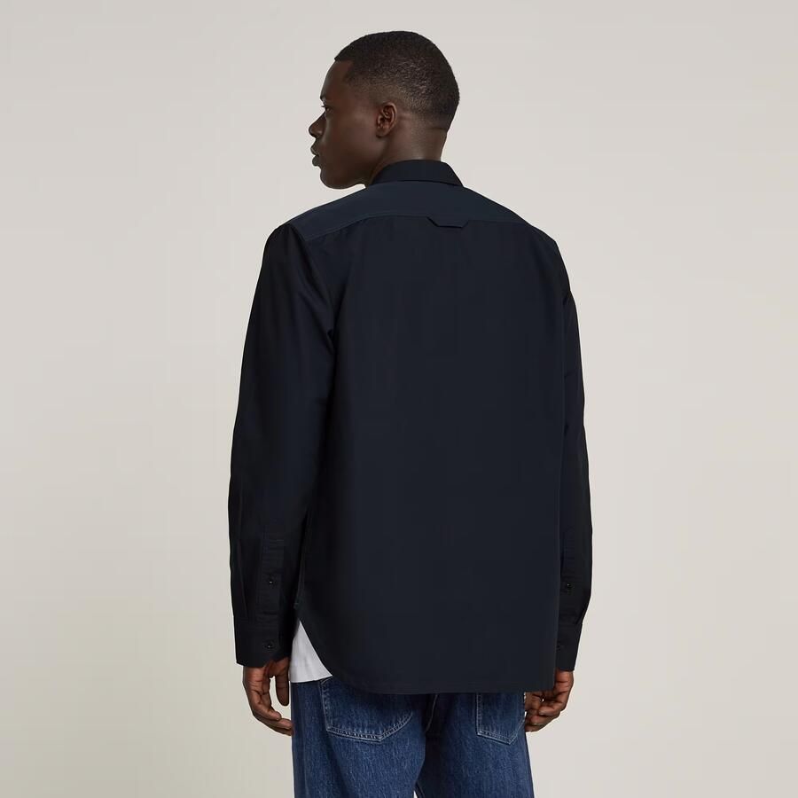 G-Star RAW CPO Utility Regular Shirt Donkerblauw Heren