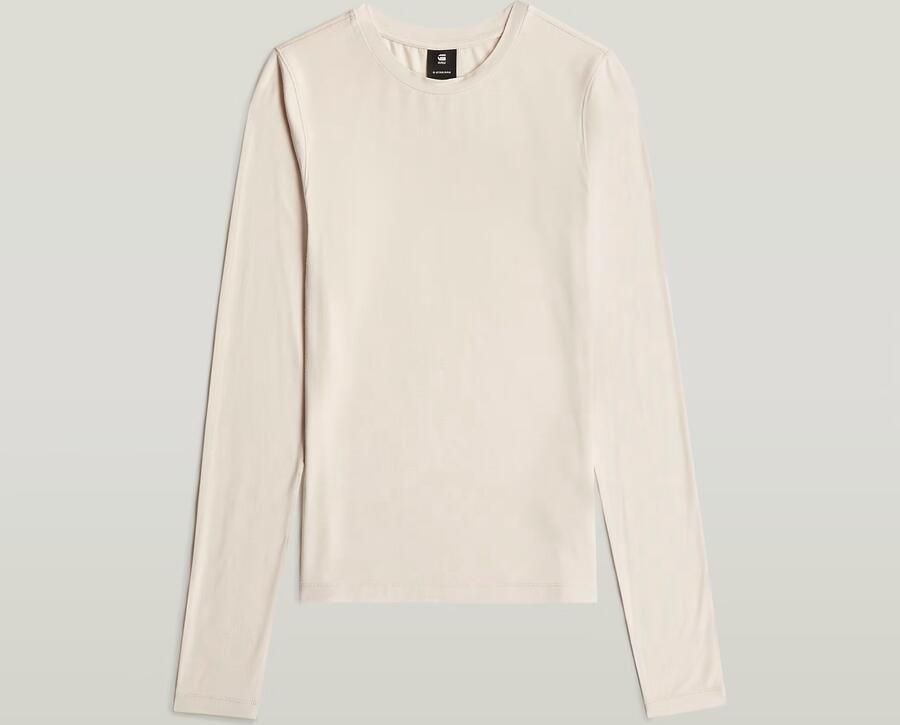 G-Star RAW Crew Slim T-Shirt Wit Dames - Foto 3