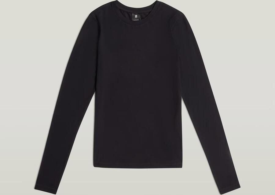 G-Star RAW Crew Slim T-Shirt Zwart Dames - Foto 6
