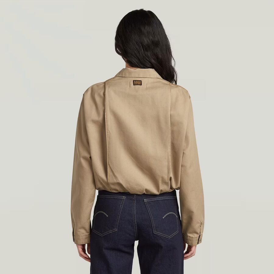 G-Star RAW Cropped Barn Jack Beige Dames - Foto 2