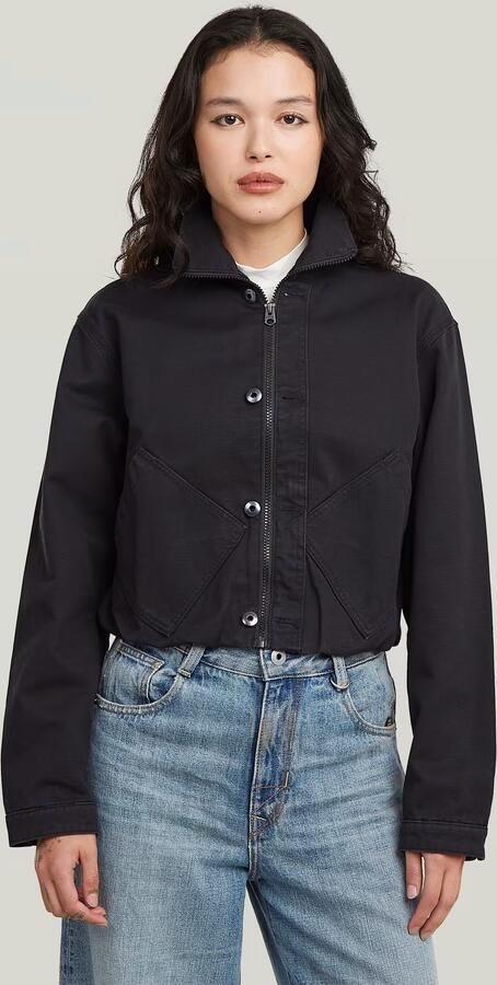 G-Star RAW Cropped Barn Jack Zwart Dames