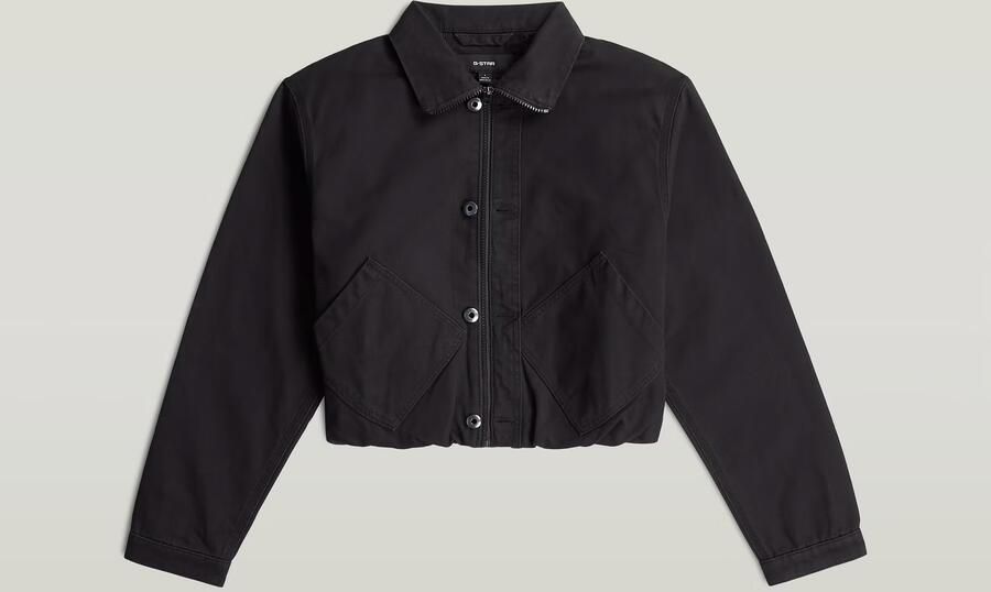 G-Star RAW Cropped Barn Jack Zwart Dames - Foto 4