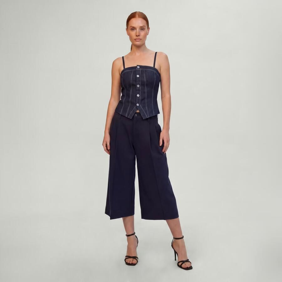 G-Star RAW Culotte Chino Donkerblauw Dames - Foto 2
