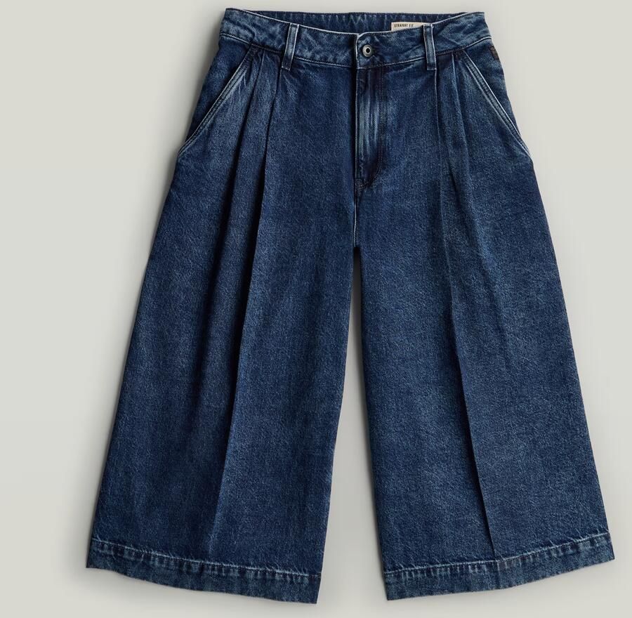 G-Star RAW Culotte Denim Chino Midden blauw Dames