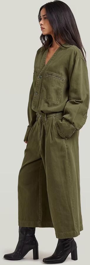 G-Star RAW Culotte Jumpsuit Bruin Dames - Foto 7