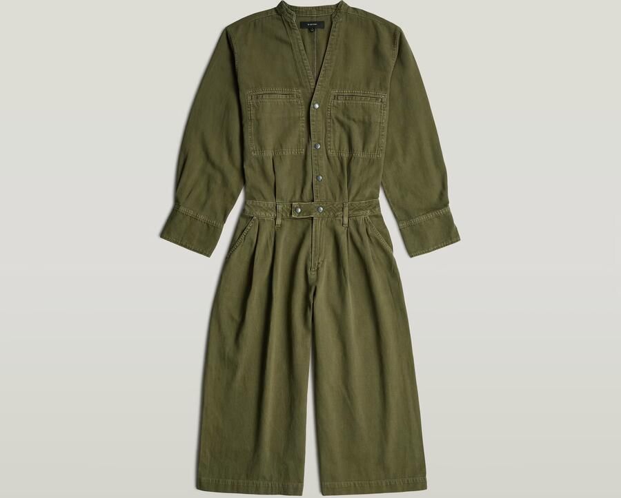 G-Star RAW Culotte Jumpsuit Bruin Dames - Foto 4