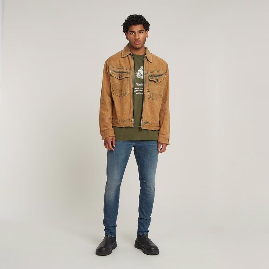 G-Star RAW D-Staq Slim Jeans Donkerblauw Heren