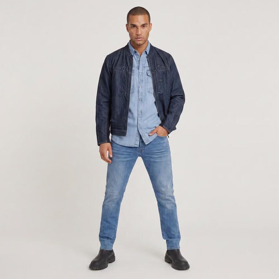 G-Star G Star RAW D staq slim fit jeans it indigo aged - Foto 6