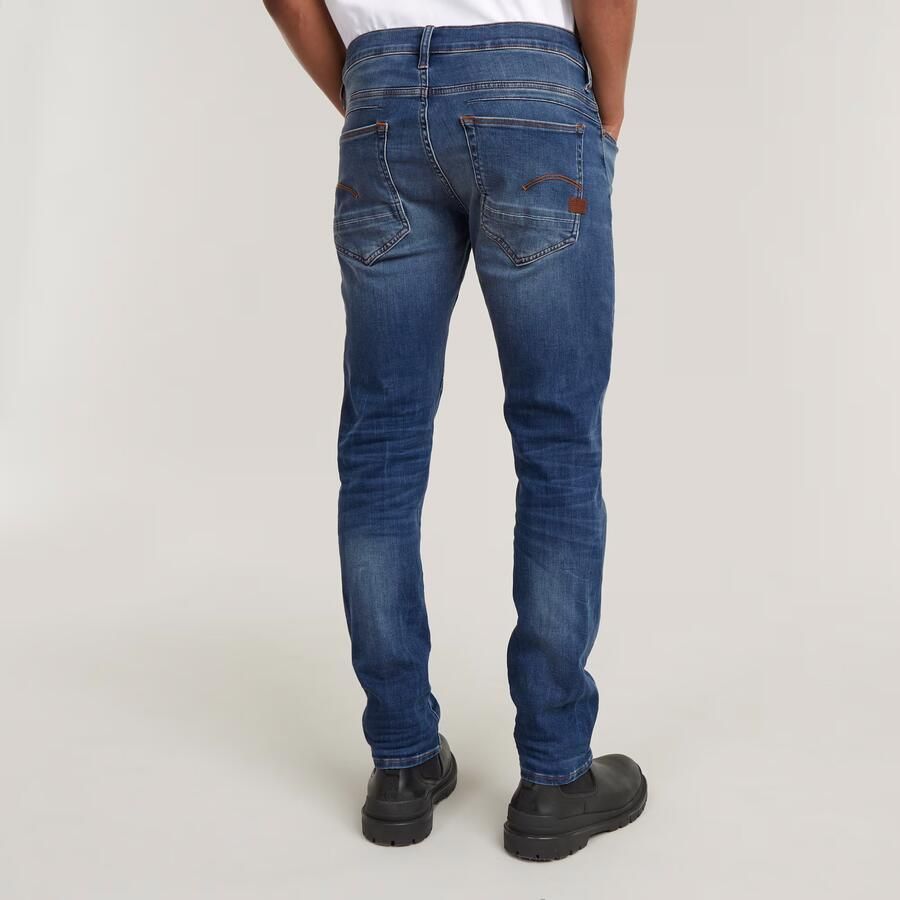 G-Star G Star RAW D Staq slim fit jeans medium indigo aged - Foto 2