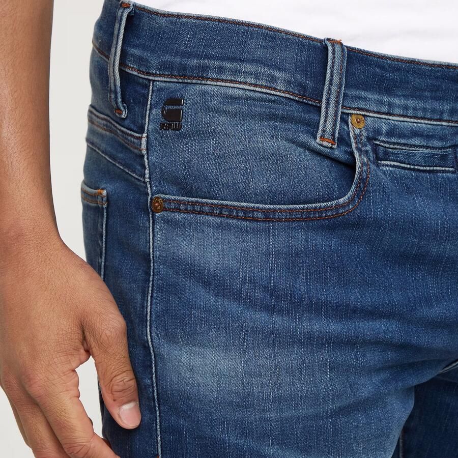 G-Star G Star RAW D Staq slim fit jeans medium indigo aged - Foto 4