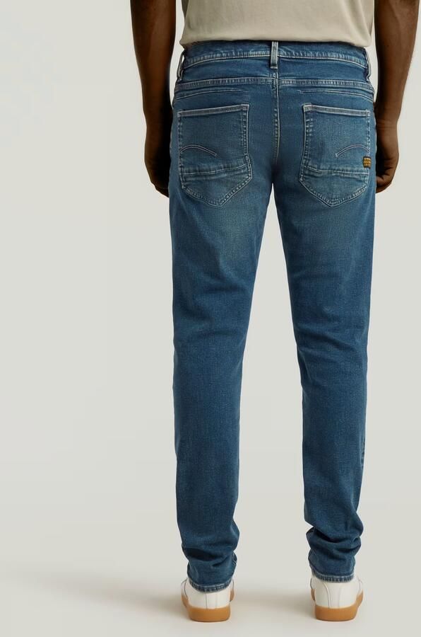 G-Star RAW D-Staq 5-Pocket Slim Jeans Midden blauw Heren - Foto 6
