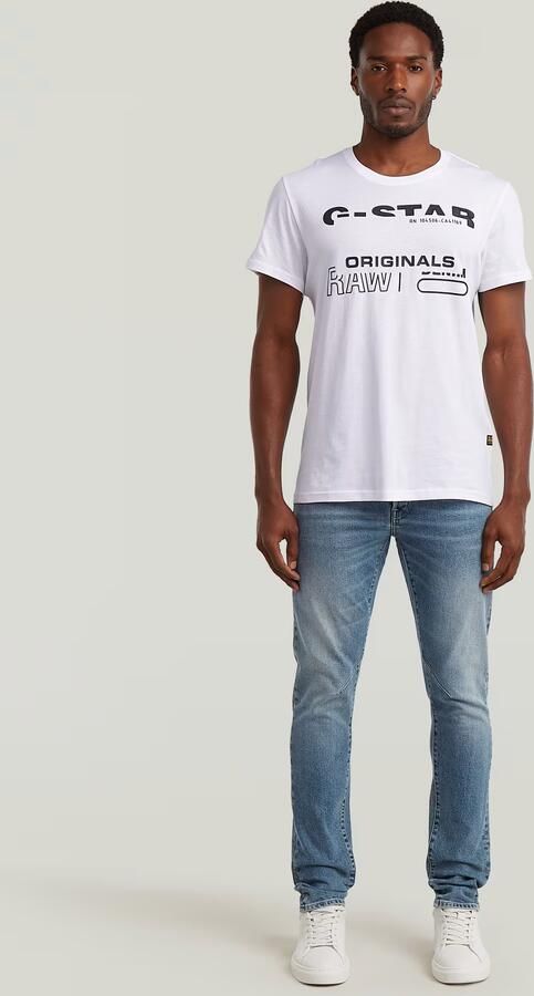 G-Star RAW D-Staq 5-Pocket Slim Jeans Midden blauw Heren - Foto 5