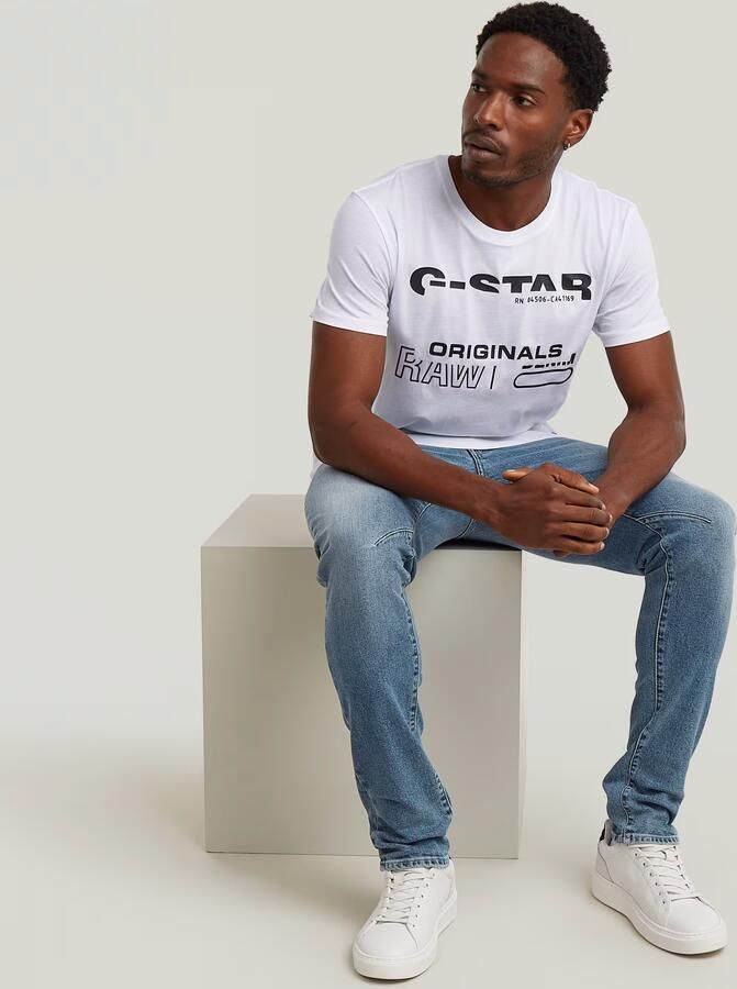 G-Star RAW D-Staq 5-Pocket Slim Jeans Midden blauw Heren - Foto 4