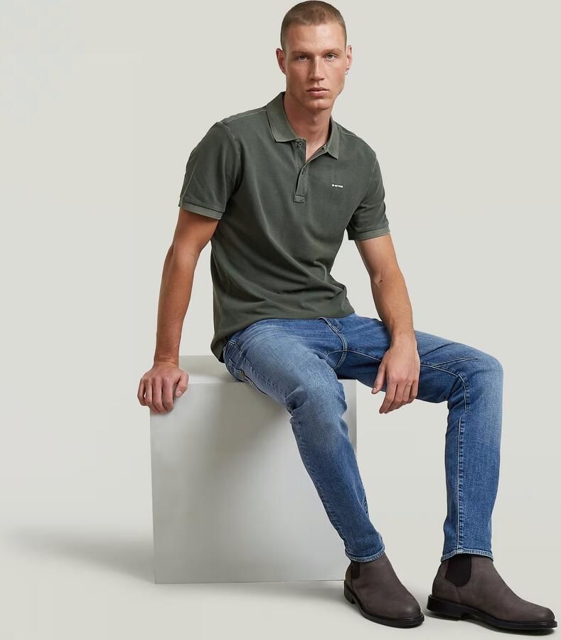 G-Star RAW D-STAQ 5-Pocket Slim Jeans Midden blauw Heren - Foto 5