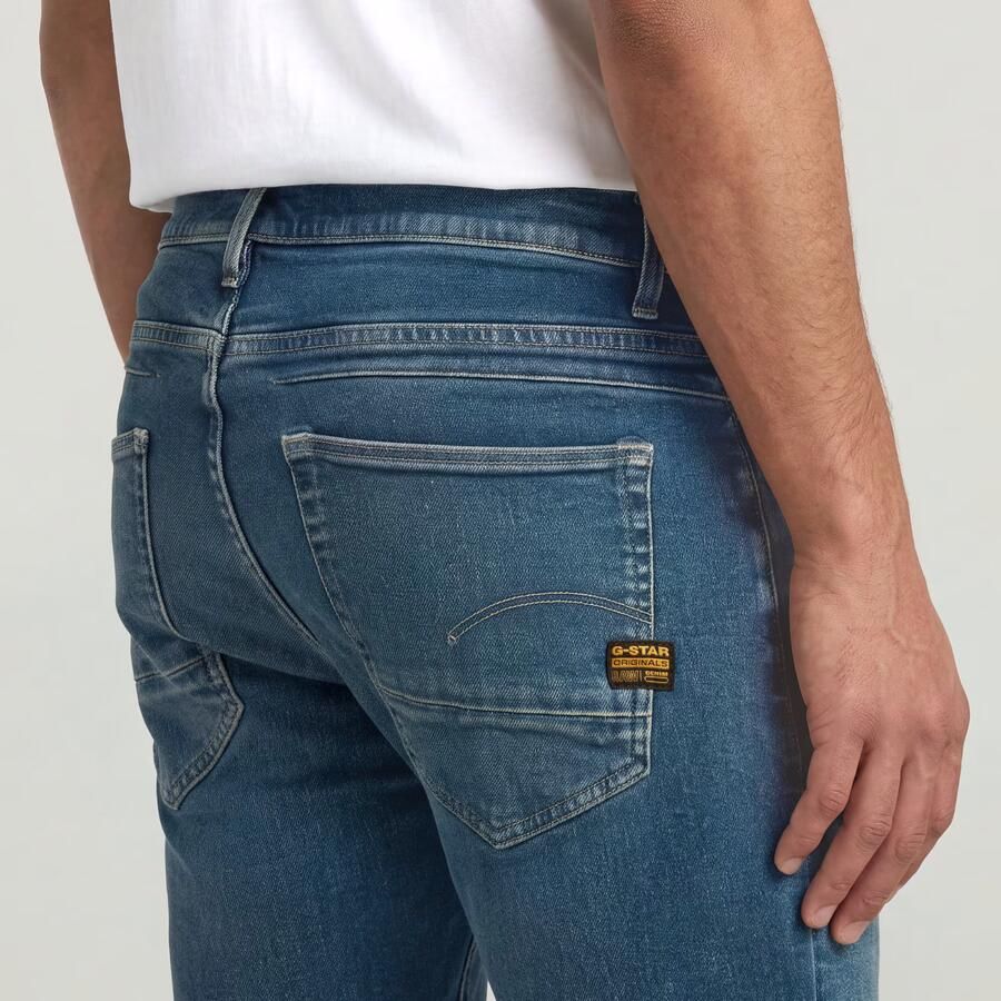G-Star RAW D-Staq 5-Pocket Slim Jeans Midden blauw Heren - Foto 4