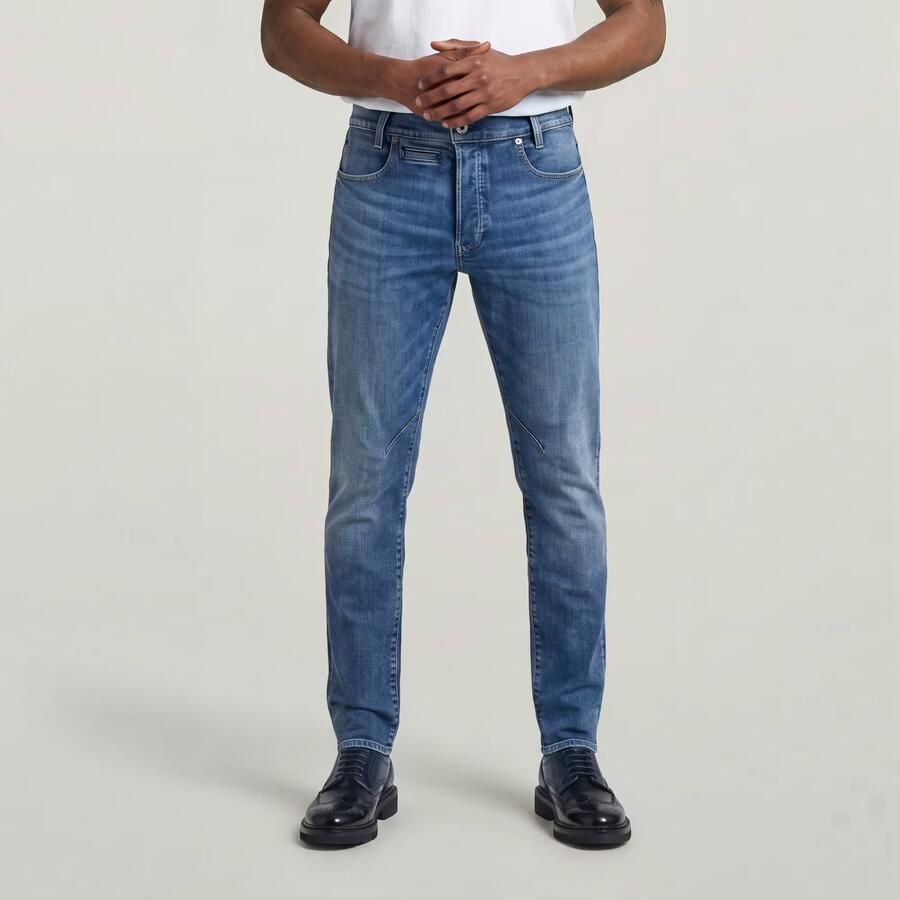 G-Star RAW D-STAQ 5-Pocket Slim Jeans Midden blauw Heren - Foto 3
