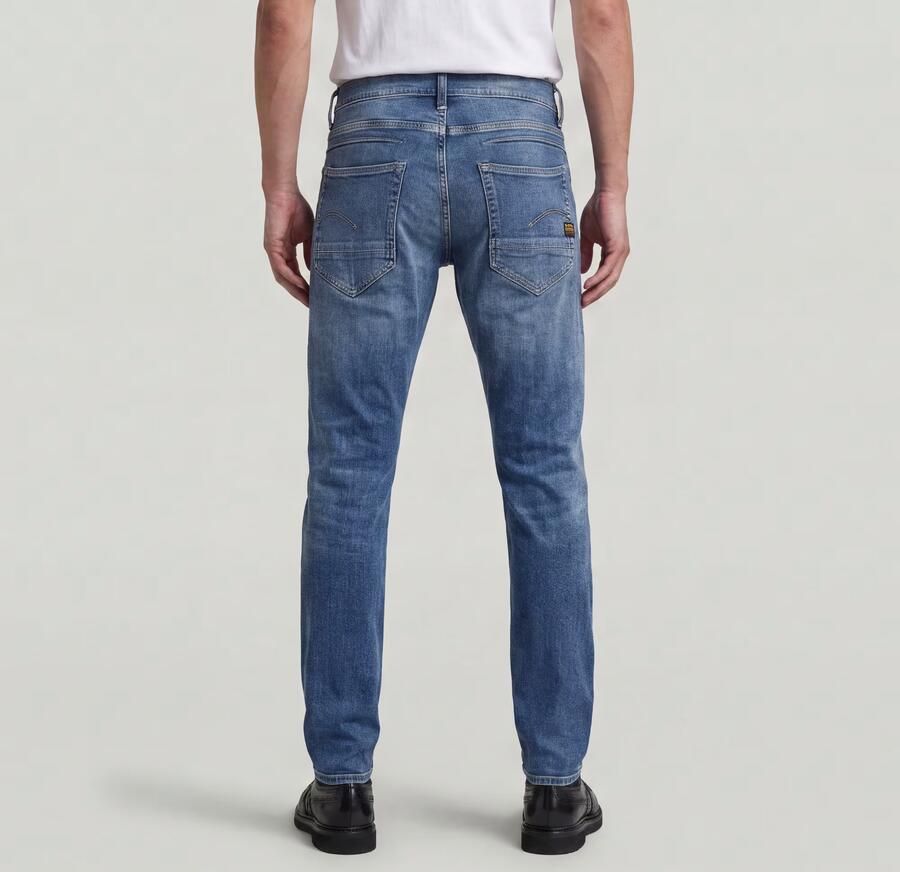 G-Star RAW D-STAQ 5-Pocket Slim Jeans Midden blauw Heren - Foto 5