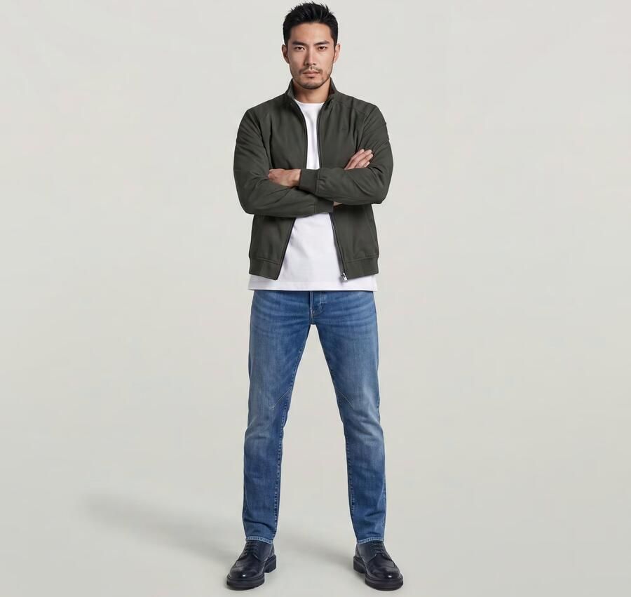 G-Star RAW D-STAQ 5-Pocket Slim Jeans Midden blauw Heren - Foto 6