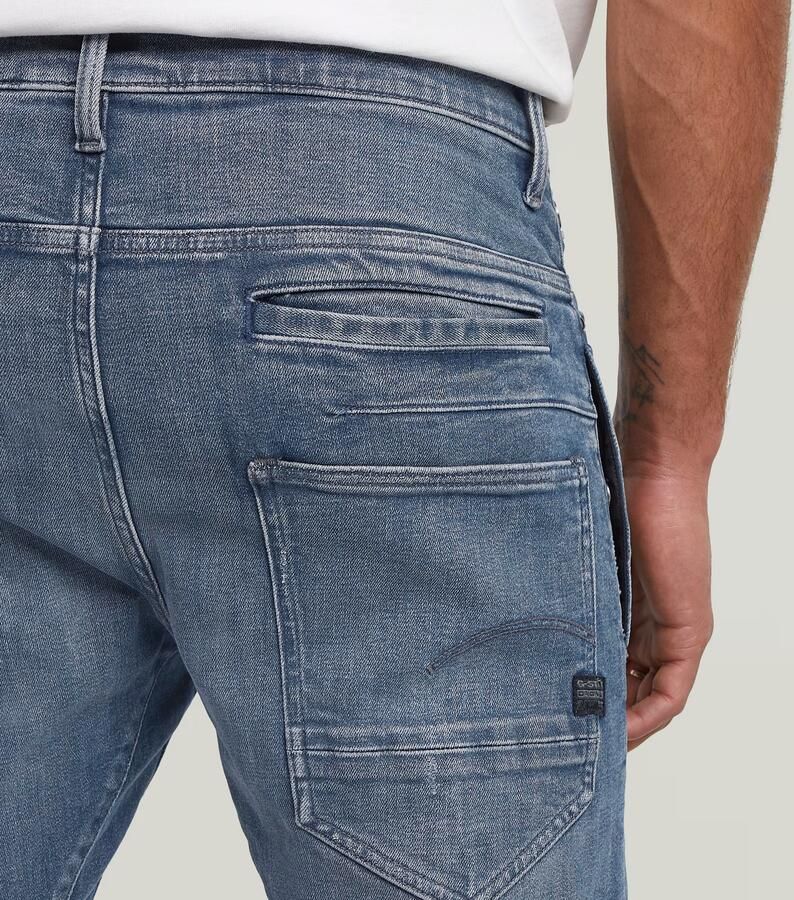 G-Star RAW D-Staq Slim Jeans Midden blauw Heren - Foto 4