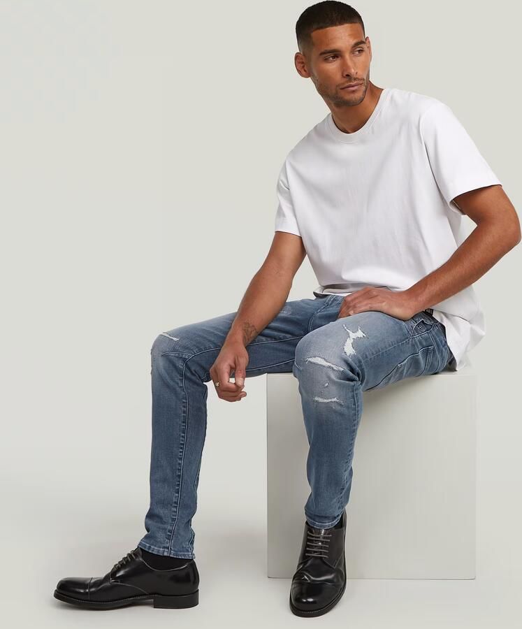 G-Star RAW D-Staq Slim Jeans Midden blauw Heren - Foto 5