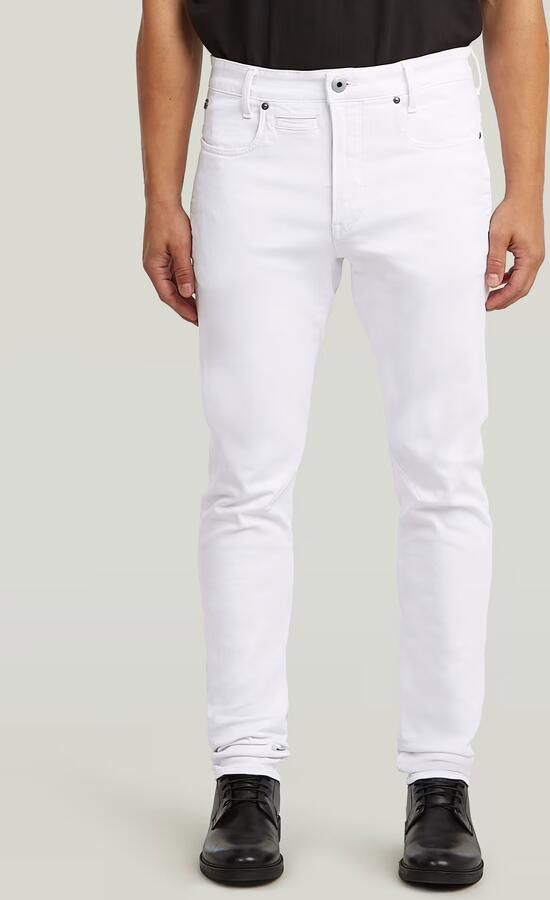 G-Star RAW D-Staq Slim Jeans Wit Heren