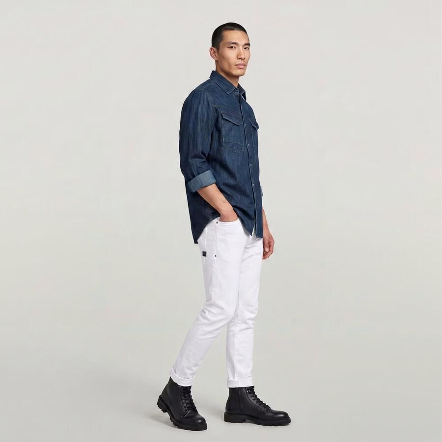 G-Star RAW D-Staq Slim Jeans Wit Heren - Foto 3