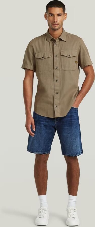 G-Star RAW Dakota Clean Edge Short Donkerblauw Heren - Foto 6
