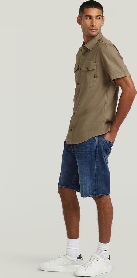 G-Star RAW Dakota Clean Edge Short Donkerblauw Heren - Foto 5