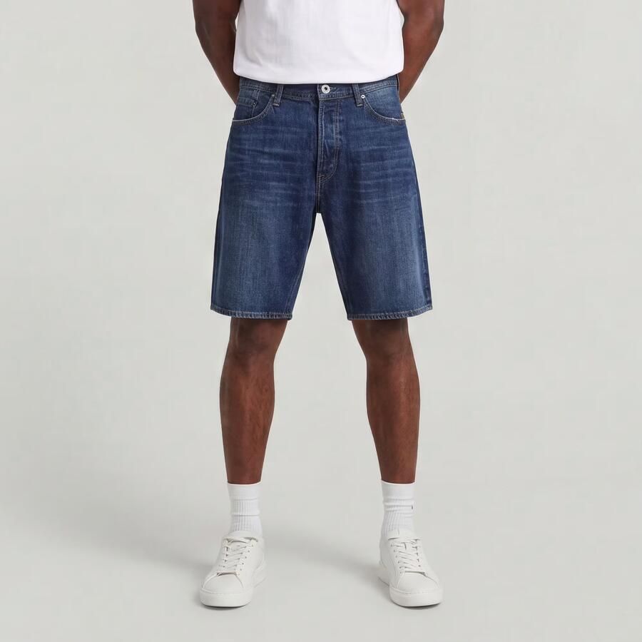 G-Star RAW Dakota Clean Edge Short Donkerblauw Heren - Foto 4