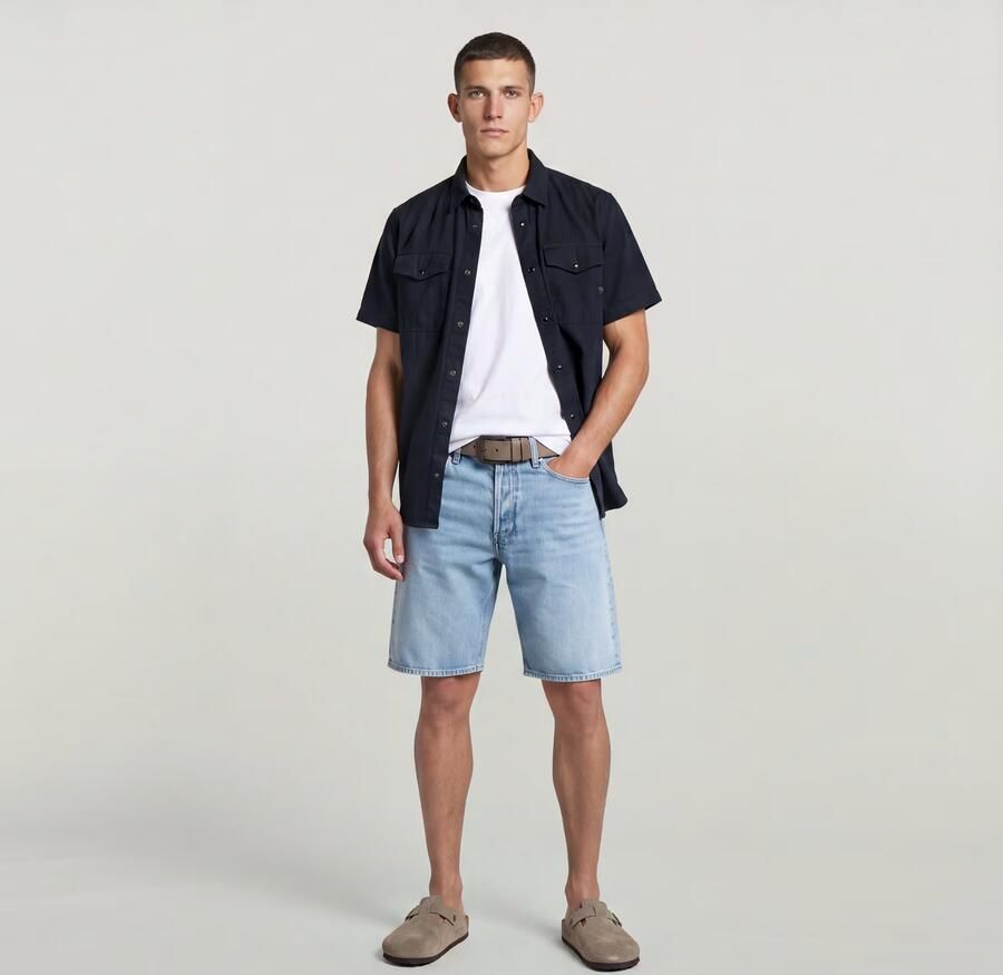 G-STAR Dakota regular fit denim short sun faded cloudburst - Foto 10