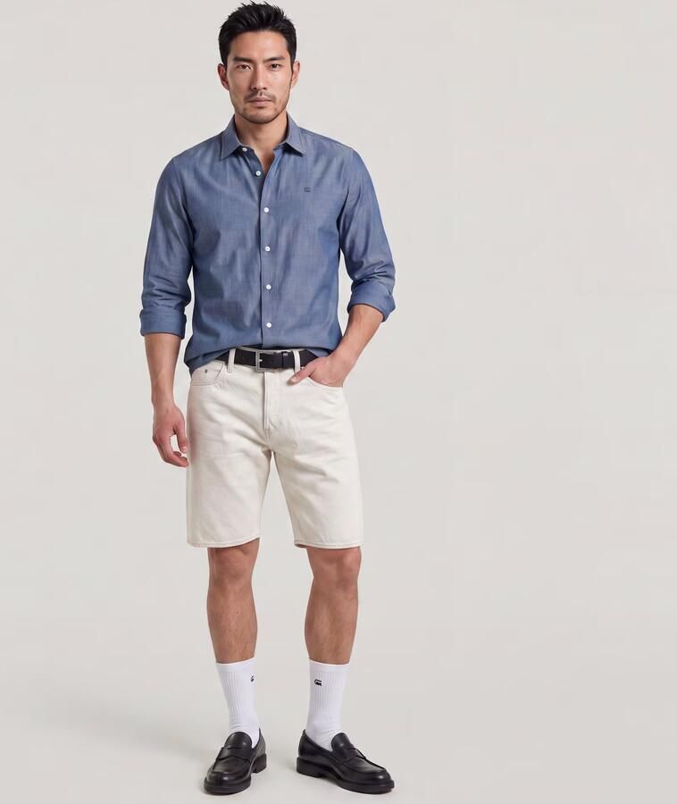 G-Star RAW Dakota Clean Edge Short Lichtblauw Heren - Foto 9