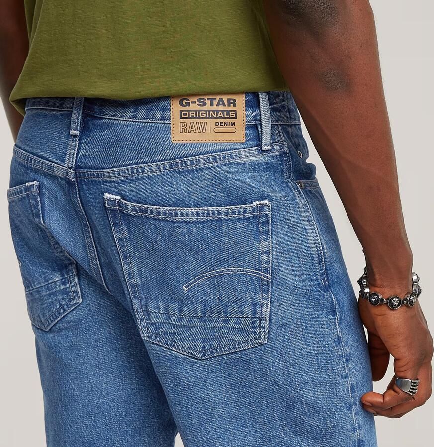 G-Star RAW Dakota Clean Edge Short Midden blauw Heren - Foto 4