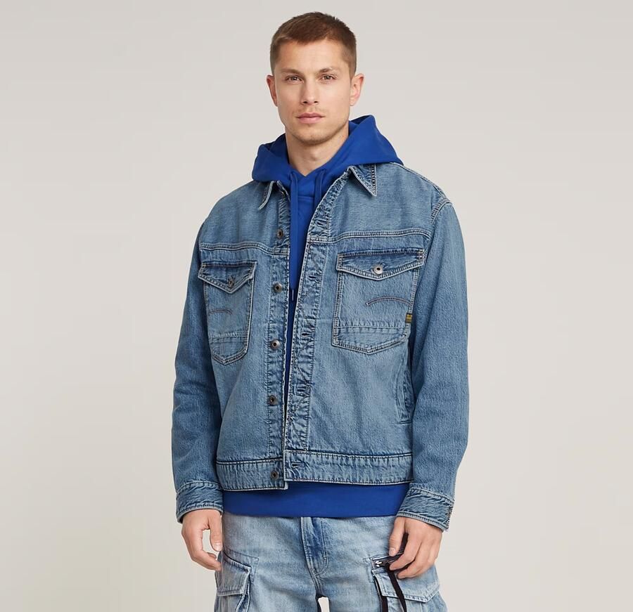 G-Star RAW Dakota Jack Midden blauw Heren - Foto 7