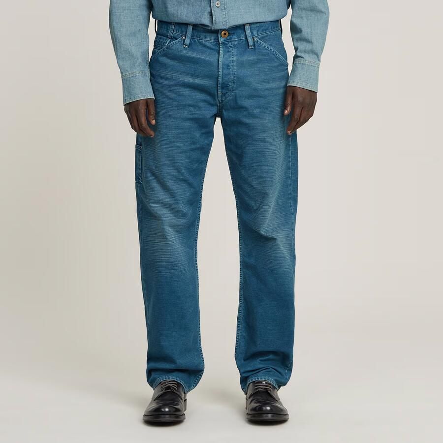 G-Star RAW Dakota Logger Regular Straight Jeans Midden blauw Heren - Foto 7