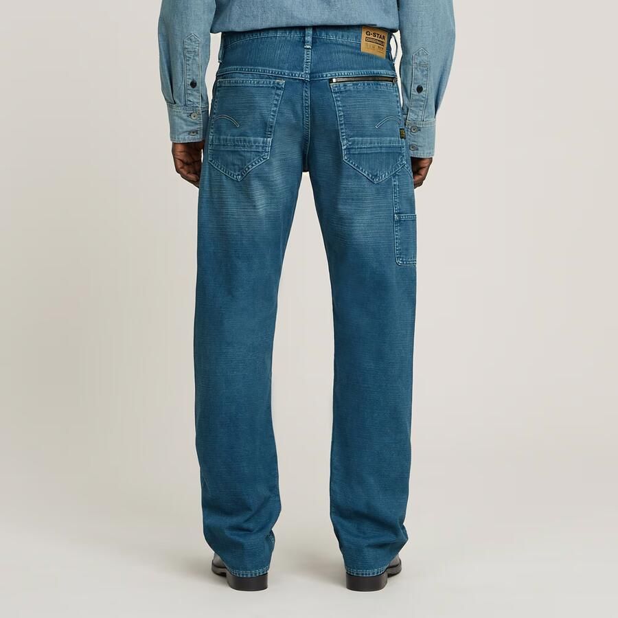 G-Star RAW Dakota Logger Regular Straight Jeans Midden blauw Heren