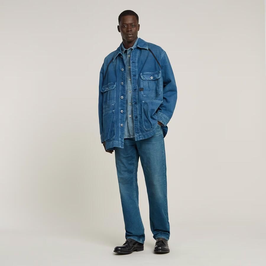 G-Star RAW Dakota Logger Regular Straight Jeans Midden blauw Heren - Foto 2