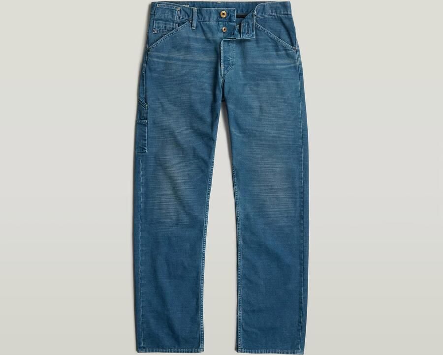 G-Star RAW Dakota Logger Regular Straight Jeans Midden blauw Heren - Foto 6