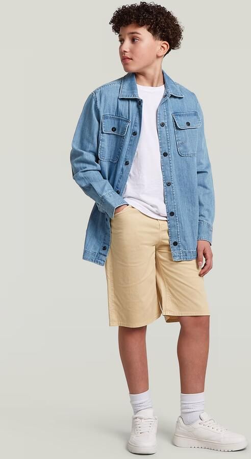 G-Star RAW Dakota Pull On Short voor jongens Beige jongens - Foto 5