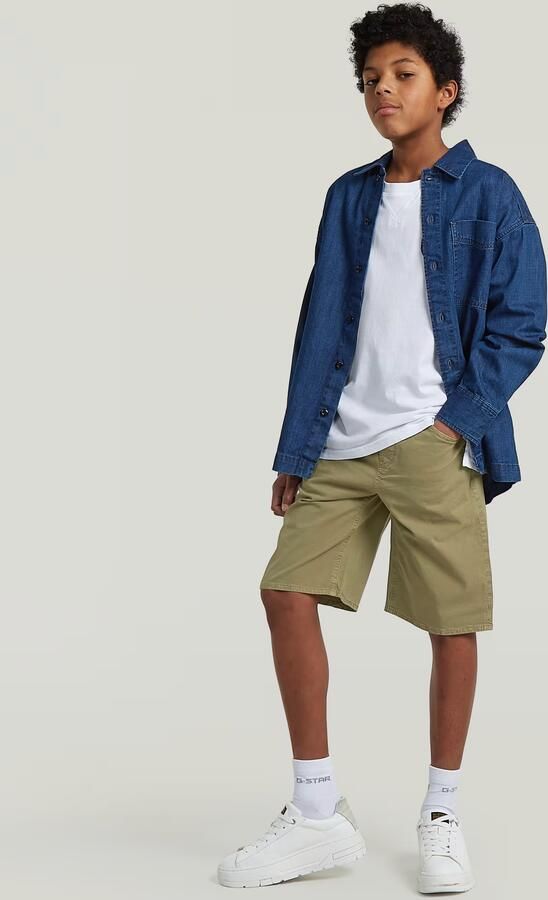 G-Star RAW Dakota Pull On Short voor jongens Groen jongens - Foto 4