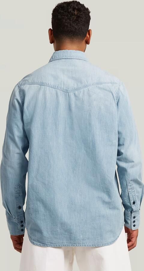 G-Star Raw regular fit vrijetijdsoverhemd met borstzakken model 'dakota' - Foto 7