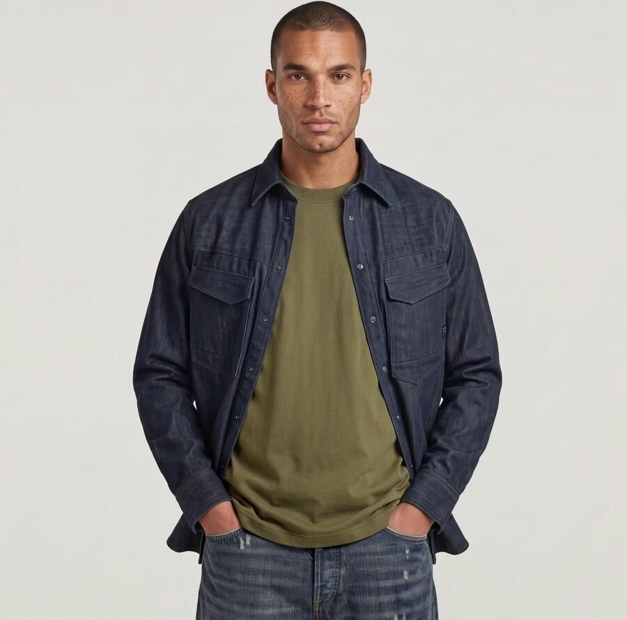 G-Star Raw Regular fit Jeanshemd met borstzakken Model 'Dakota' - Foto 3