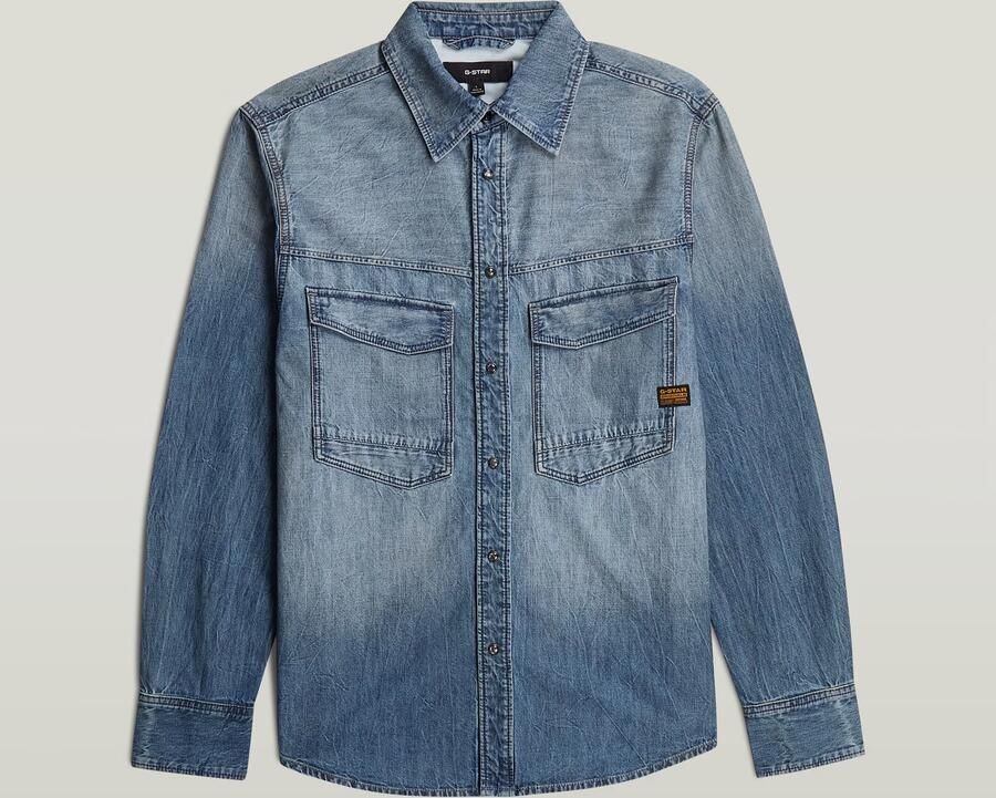 G-Star Raw Overhemd Lange Mouw D23006-D539 DAKOTA-H092 VINTAGE DIRTBAG