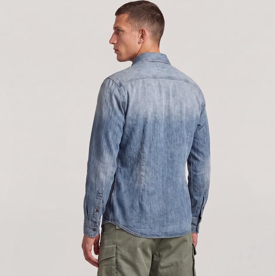 G-Star Raw Overhemd Lange Mouw D23006-D539 DAKOTA-H092 VINTAGE DIRTBAG - Foto 3