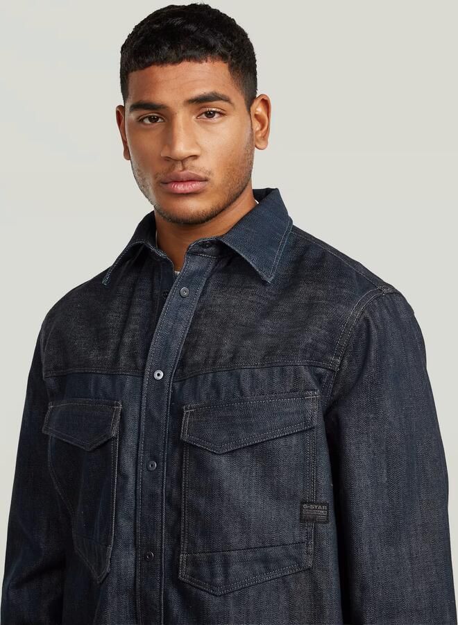 G-Star Raw Regular fit Jeanshemd met borstzakken Model 'Dakota' - Foto 6
