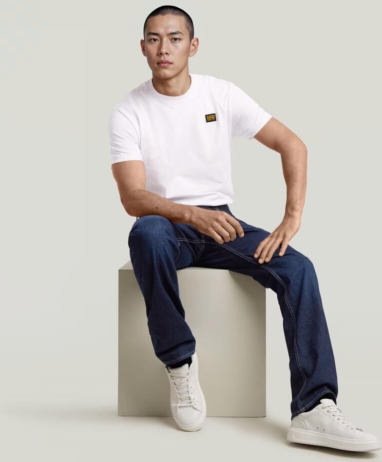 G-Star RAW Dakota Regular Straight Jeans Donkerblauw Heren - Foto 2